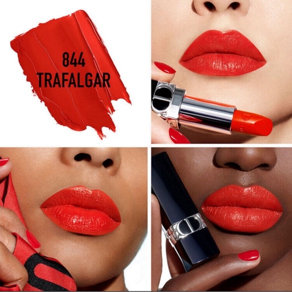 Rouge Dior Satin Lipstick 844 Trafalgar Satin - 0.12 oz NWOB - Picture 3 of 3